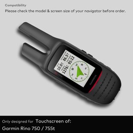 INNOSURE Premium Tempered Glass Screen Protector for Garmin Rino 750, Rino 755t [Glove-friendly] 3 Inch GPS Navigator (3-PACK) (HD Clear)