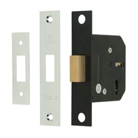 Sterling MLD330N MLD330 3-inch/76mm 3-Lever Deadlock-Nickel, Chrome, 3.0" 76mm