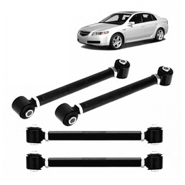 Prefer Warehouse 4 Pcs Rear Left & Right Lower Camber Control Arms Alignment Toe Compatible with Honda Accord, Acura RL TL TSX 2003-2007 Adjustment Range -2.00 to +4.00, BPXCHJ749-HA