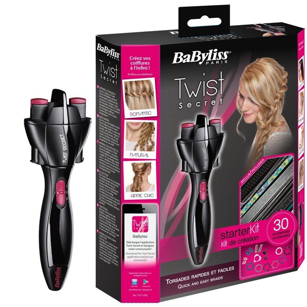 BaByliss Twist Secret Hair Styler with accessories