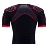 Gilbert XP300 Protective Rugby Body Armor Padded Shoulder, multicolor (black
