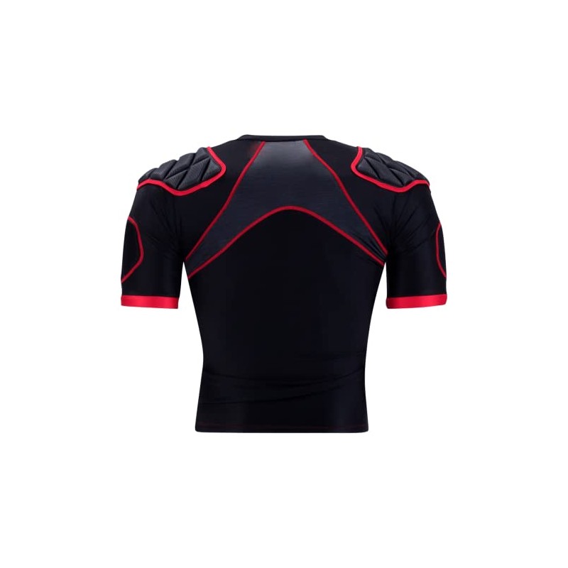 Gilbert XP300 Protective Rugby Body Armor Padded Shoulder, multicolor (black