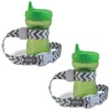 PBnJ Baby SippyPal Sippy Cup Holder Strap Leash Tether (Gray