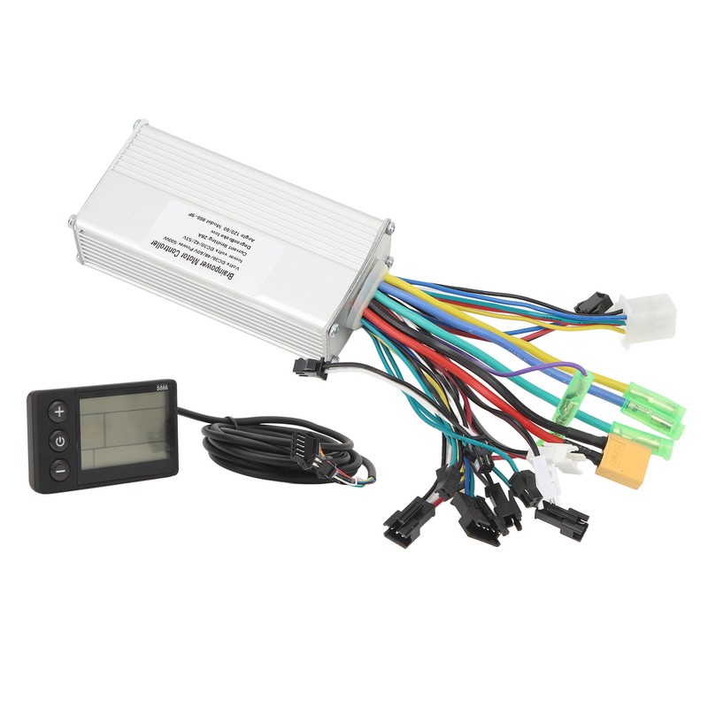 Electric Bike Controller Set 36V 48V 60V 500W 28A Brushless