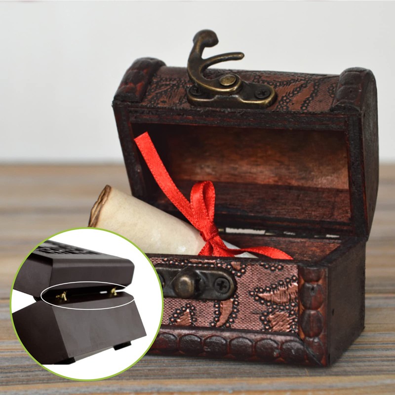 UFURMATE Barrel Hinges, 20 Brass Invisible Hinges Concealed Cylindrical Barrel