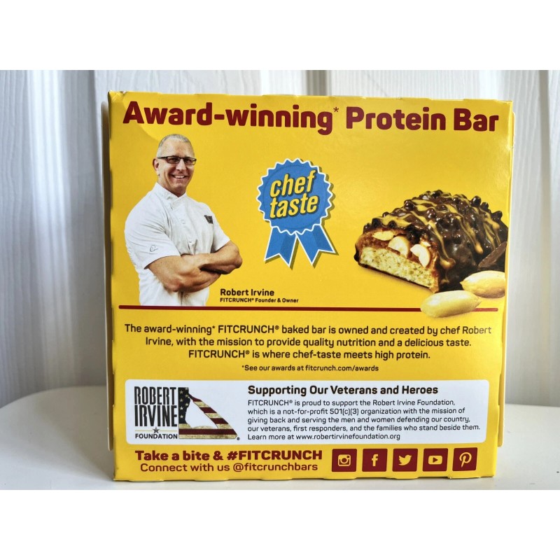 Fit Crunch Chef Robert Irvine's Fit Crunch High Protein Bars