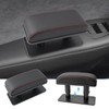 BIXUAN Car Door Armrest Universal PU Leather Car Armrest Left