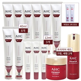 H.C. AHC Eye Cream Season 14 Full Lift 8 pieces 40ml + 3 pieces 12ml + 2 red types + 2 trial powders / AHC 아이크림 시즌14 풀리프트 40ml 8개+12ml 3개+레드2종+체험분2매