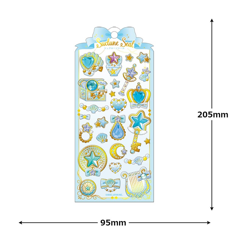 Kamio Japan Seal Shukuron Seal Aquamarine 228135