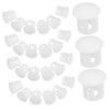 ULTECHNOVO 100pcs Screw Blocking Screws Round Hole Plug Entry Door