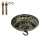 Tsnamay 5 Inches Retro Style Steel Light Canopy Kit,Ceiling Plate