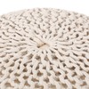 Christopher Knight Home Barwick Pouf, Ivory