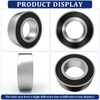 NOOTO 6006RK Double Row Sealed Bearing 30mm Bore for Farm
