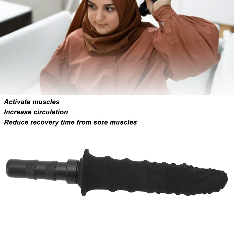 Fascia Massager Head Soft Silicone Deep Relaxation Muscle Massage Machine