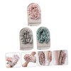 Ipetboom Sets Exfoliating Bath Mitts Reusable Shower Gloves Gentle Skin