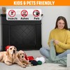 Fireplace Cover, Fireplace Blocker Blanket with Hook and Loop Tapes,