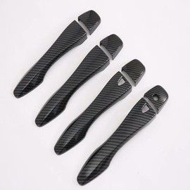 ABS Carbon Fiber Side Smart Door Handle Covers Trims Fit For 2013-2018 Nissan Altima