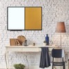 JILoffice White Board & Bulletin Corkboard Combination, Combo Board 36