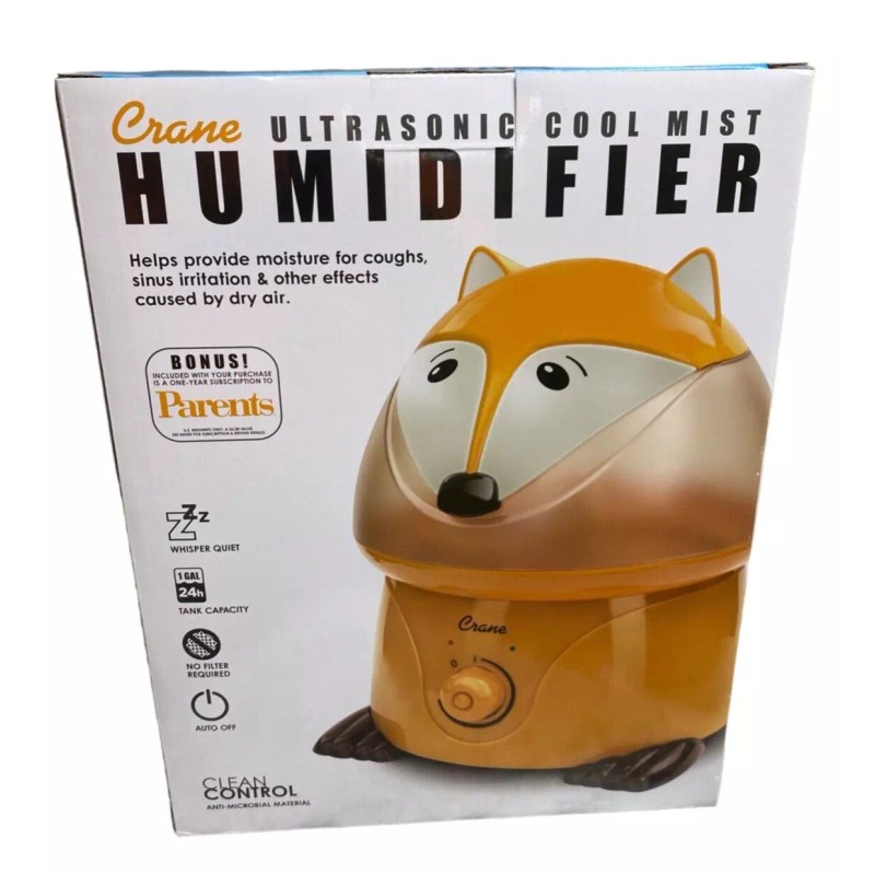 CRANE Ultrasonic Cool Humidifiers for Bedroom & Baby Nursery 1
