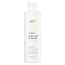 Dove Shampoo Argan Oil & Repair for Fine Hair with Bio-Protein Care (12 Fl Oz)
