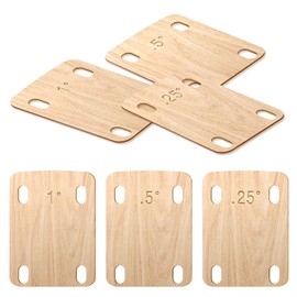YASUOA Premium Maple Wood Guitar Neck Shim for Effective Alignment & Angle Adjustment, Suitable for All Types of Guitars-3pcs