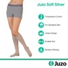 Juzo Soft Silver 30-40 mmHg Compression Stockings, Microdot Silicone Band,