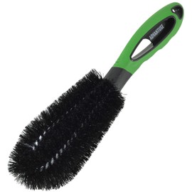 ADVANTUSE - Wheel Brush with Coated Wire to Prevent Scratches - For Cleaning Alloy Wheels and Steel Rims