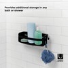 Umbra Flex Shower Caddy with Gel Closure Technology - Adjustable
