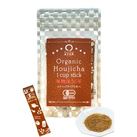 [Shunpo Tea Garden] Hojicha Powder, Hojicha Tea Powder, Organic Hojicha Tea Stick, 0.07 oz (2 g) x 8 P), Tea Powder Stick, Cold Brew Tea (Convenient Individual Packaging for Hojicha Latte and