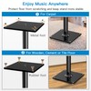 PERLESMITH Universal Floor Speaker Stands 26 Inch for Surround Sound,