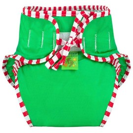 Kushies Reusable Swim Diaper, Large, Green