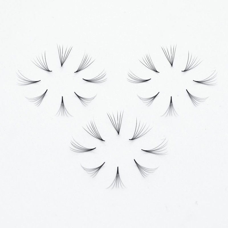 GorgeousLash 1000 Premade Lash Fans. 10D, 8D, 7D, 6D, 5D,