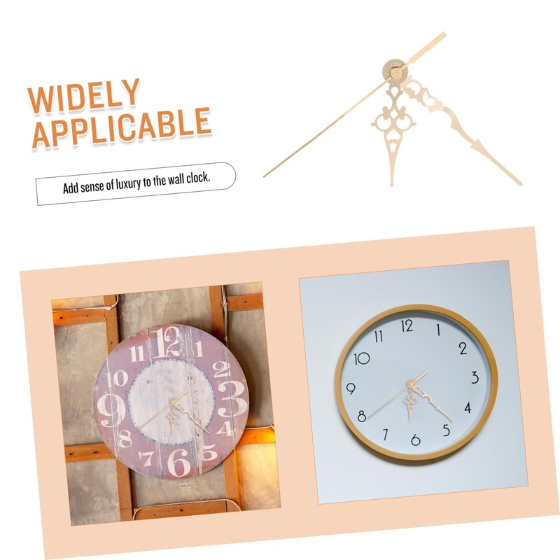 COHEALI 1 Set Decorative Clock Hands Kit of Wear Resistant