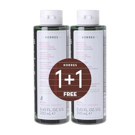 KORRES Cystine + Glycoproteins Anti Hair-Loss Shampoo For Women 2 x 250ml Value Set (Worth £30)