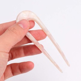 Frcolor U-shaped Hairpin Hair Pin, Hair Arrangement, Kimono, Yukata, Wedding, Coming-of-Age Ceremony, Hair Ornament, Set of 2 (Style 2)