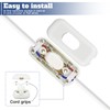 Lhdfyqt Pack of 4 Cord Switch 6 A 250 V,