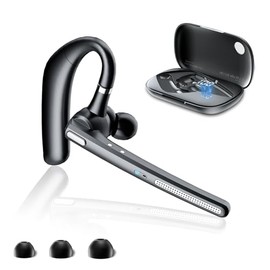 COTOE Bluetooth Headset, Wireless Bluetooth Earpiece Black