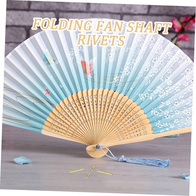 iplusmile 5set Folding Fan Repair Kit Metal Rivet and Nut