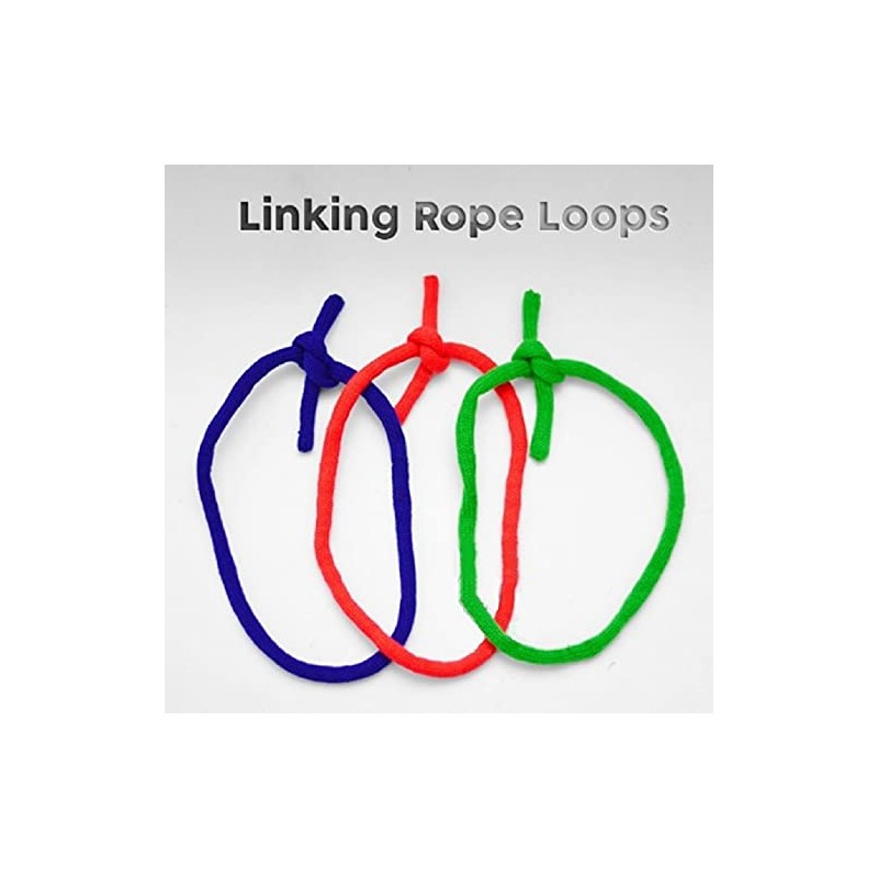 MilesMagic Deluxe Linking Rope Loops (Wool) Gimmick Tie Untie Knots