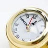 Nagina International MB Ship's Clock Solid Brass Nautical Ships Maritime
