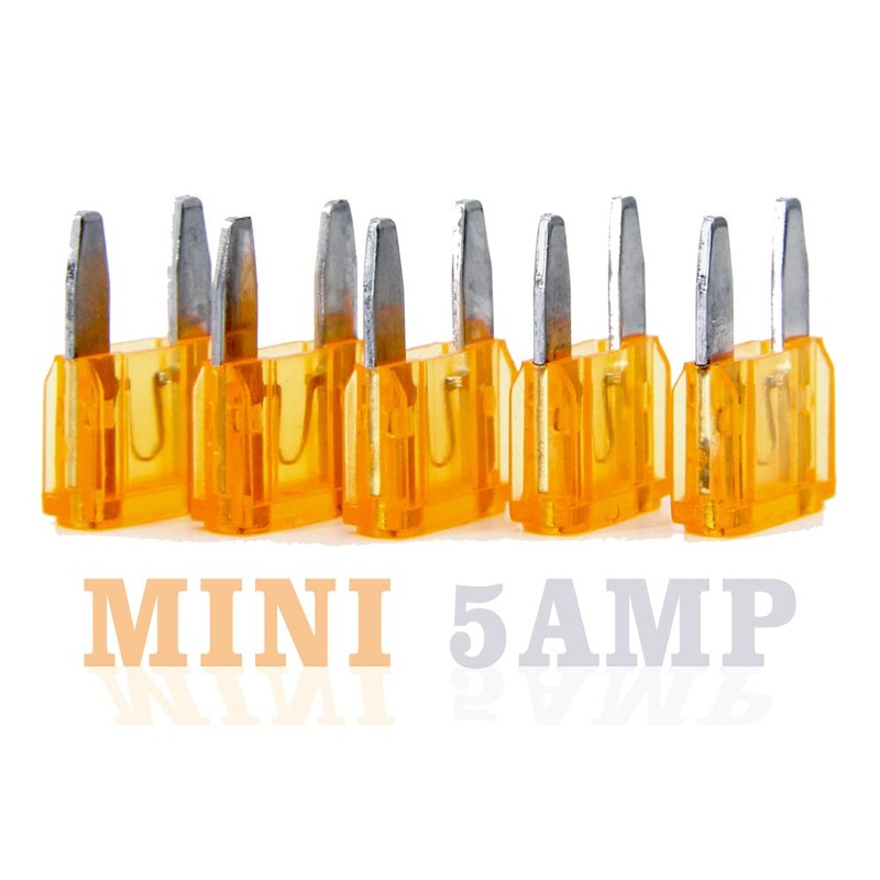 FymuSing 20 pcs 5A Mini Blade Fuse, Automotive Fuse for