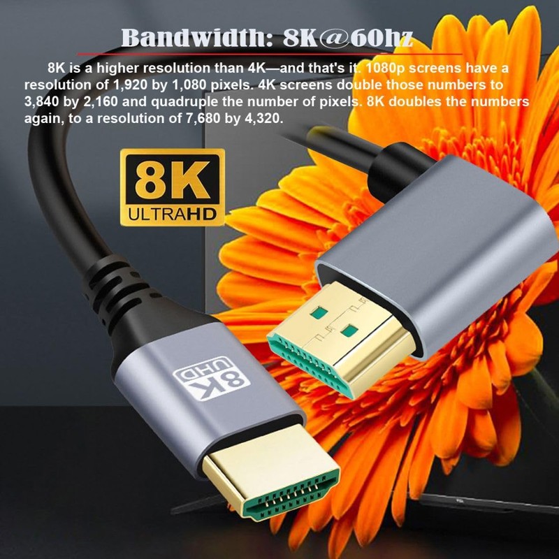 chenyang Cable HDMI 2.1 HDMI tipo A macho a macho