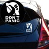 Yoonek Graphics Don't Panic Vinyl Decal Sticker # 855 (4"