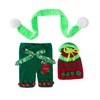 Coberllus Newborn Monthly Baby Photography Props Christmas Hat with Bodysuits
