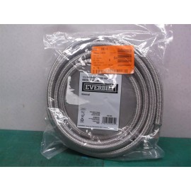 EVERBILT Polymer 12ft Braided Icemaker Water Connector Universal