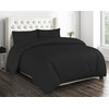 Sapphire Collection Plain Duvet Cover With Pillow Case Non Iron