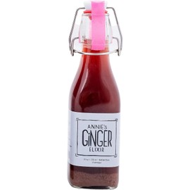 Annie's Ginger Elixir, 8.5oz 1-Pack, Pure Natural Organic Ginger Shot, Digestive Cleanse Tonic Boosts Immune Defense, Daily Gut Health and Wellness, Non-GMO Beverage