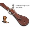 EKKIA Western Spur Straps Leather Western Spur Straps with Decoration