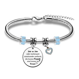 Women's Bangle Inspirational Pearl Bracelets Christmas Gifts Boyfriend Birthday Sister Daughter Graduation Keepsake Mum Aunt Mother's Day Appreciation Jewellery Wife Valentine's Day, Stainless Steel,