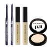 Kit Maquillaje, 2 Corrector Liquido Bissu, Delineadores Ojos Retractilala cafe